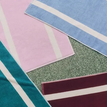 Stripe kylpyhuonematto - Cool pink, 50×80 cm - HAY