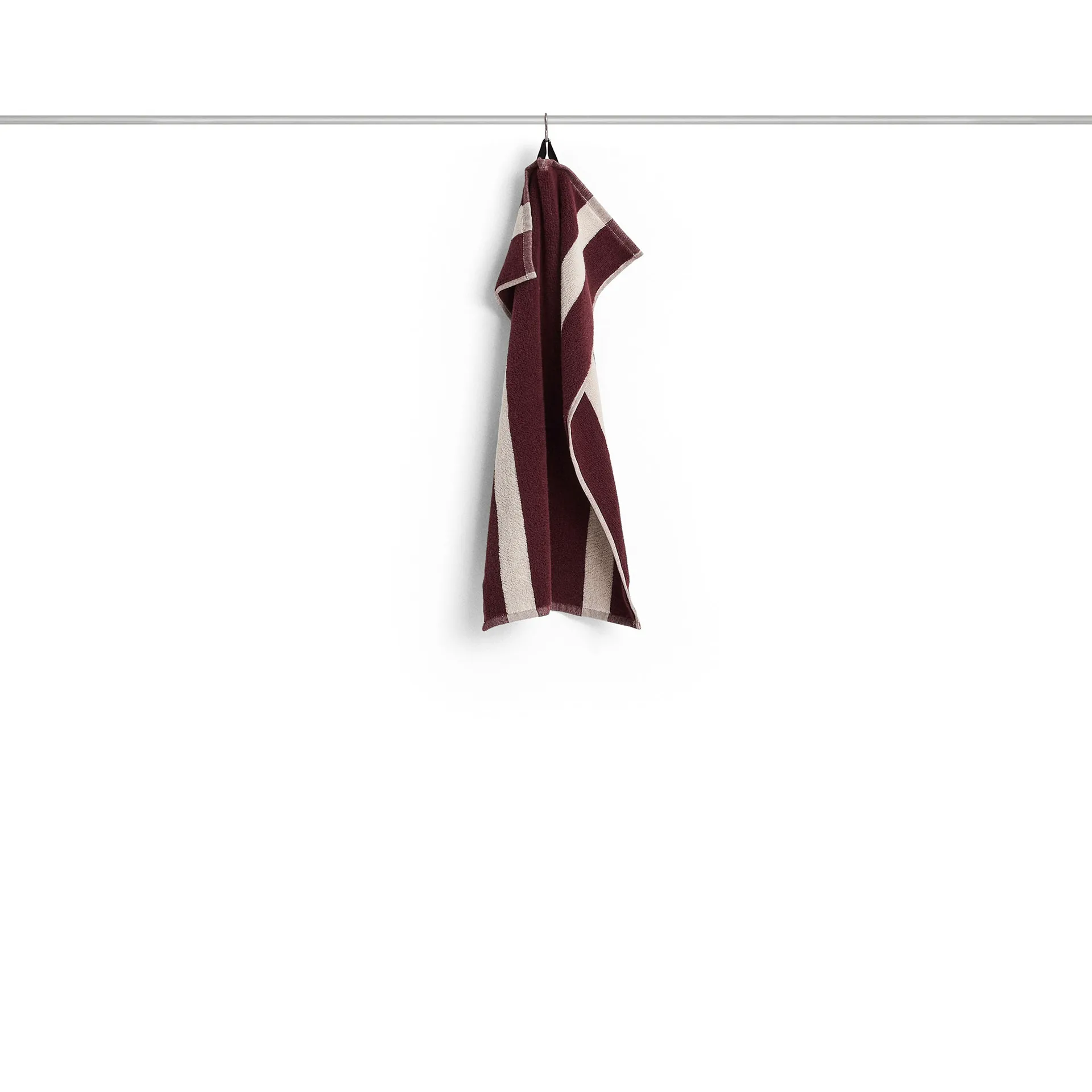 Stripe pyyhe, Burgundy, 40x60 cm HAY