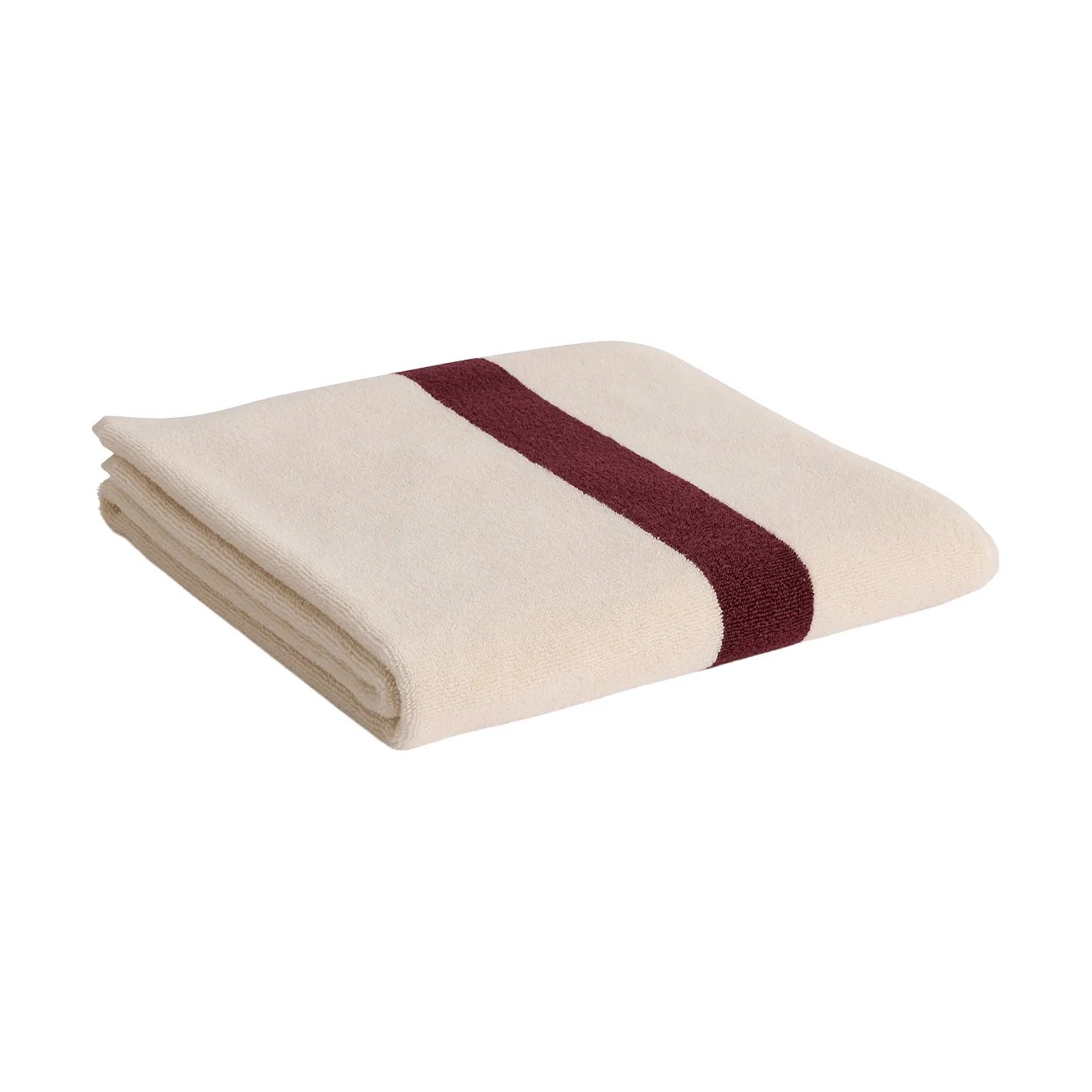 Stripe pyyhe, Burgundy, 70x140 cm HAY