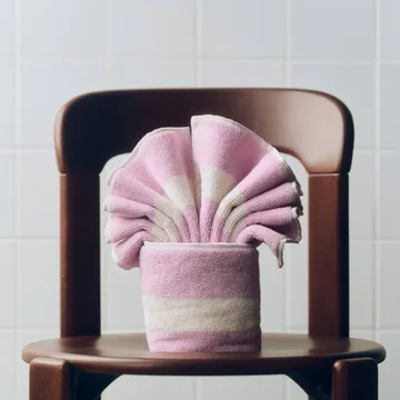 Stripe pyyhe - Cool pink, 40x60 cm - HAY