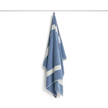 Stripe pyyhe - Dusty blue, 100×150 cm - HAY