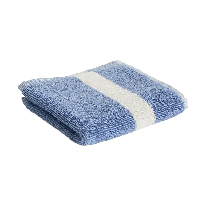 Stripe pyyhe, Dusty blue, 30x30 cm HAY