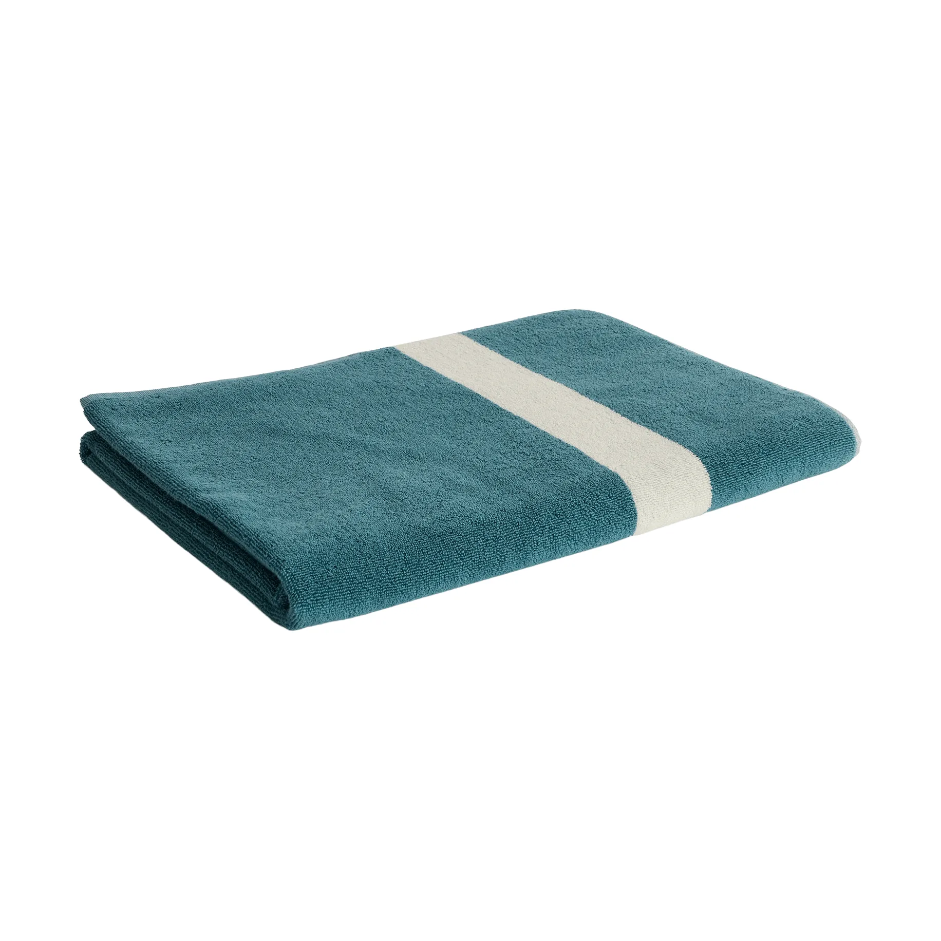 Stripe pyyhe, Petrol blue, 100×150 cm HAY