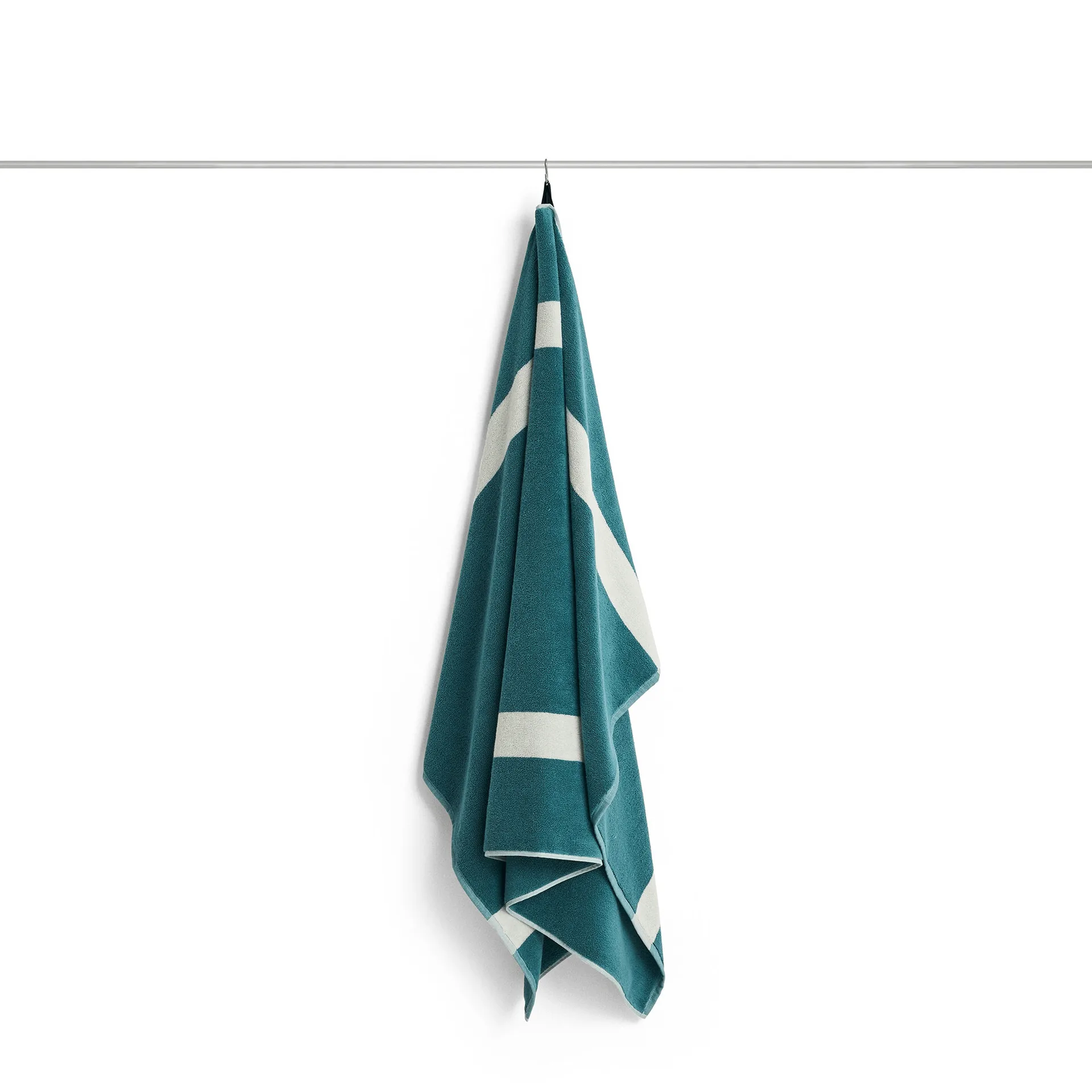 Stripe pyyhe, Petrol blue, 100×150 cm HAY