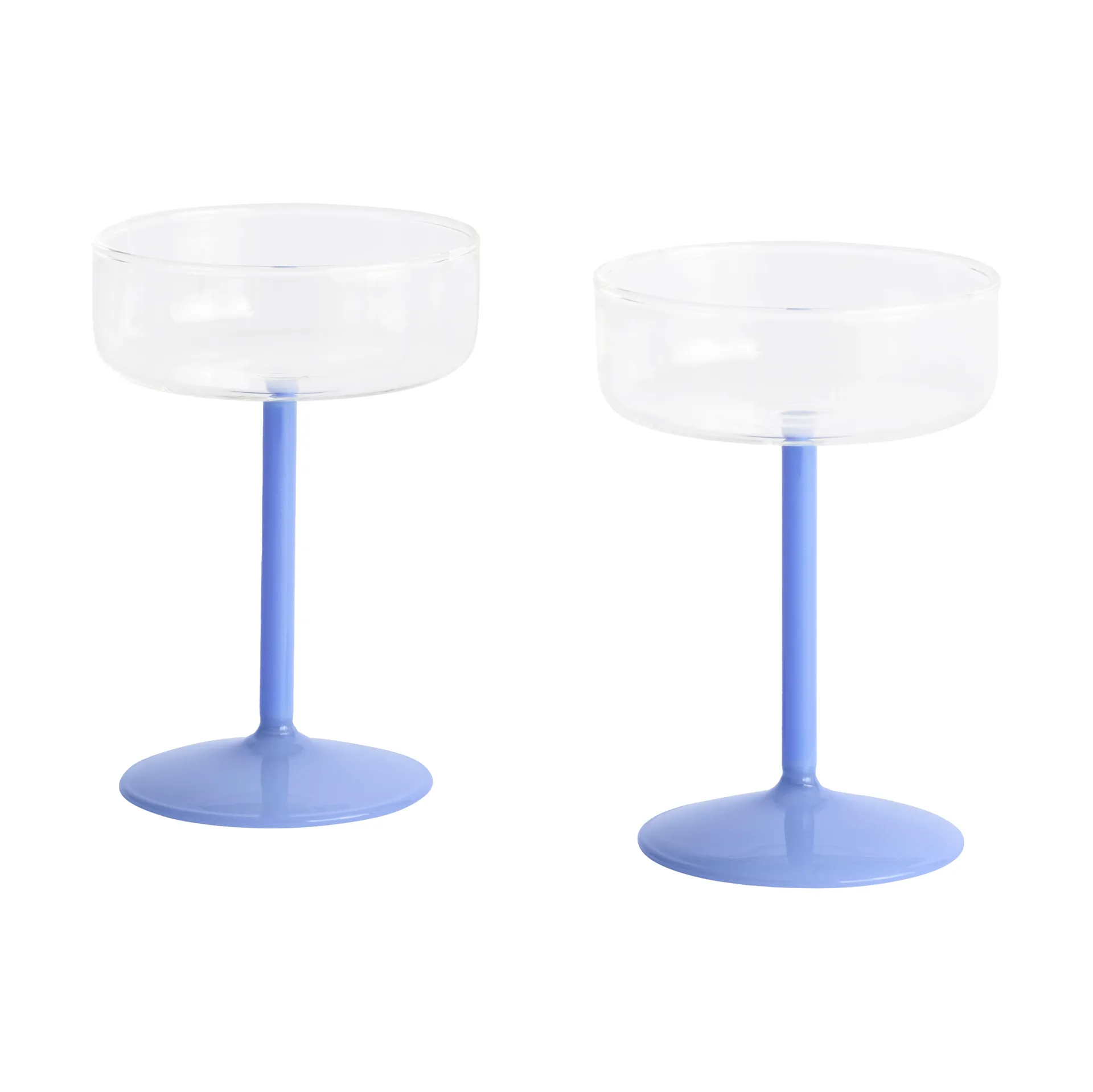 Tint coupe lasi 20 cl 2-pakkaus, Clear-jade light blue HAY