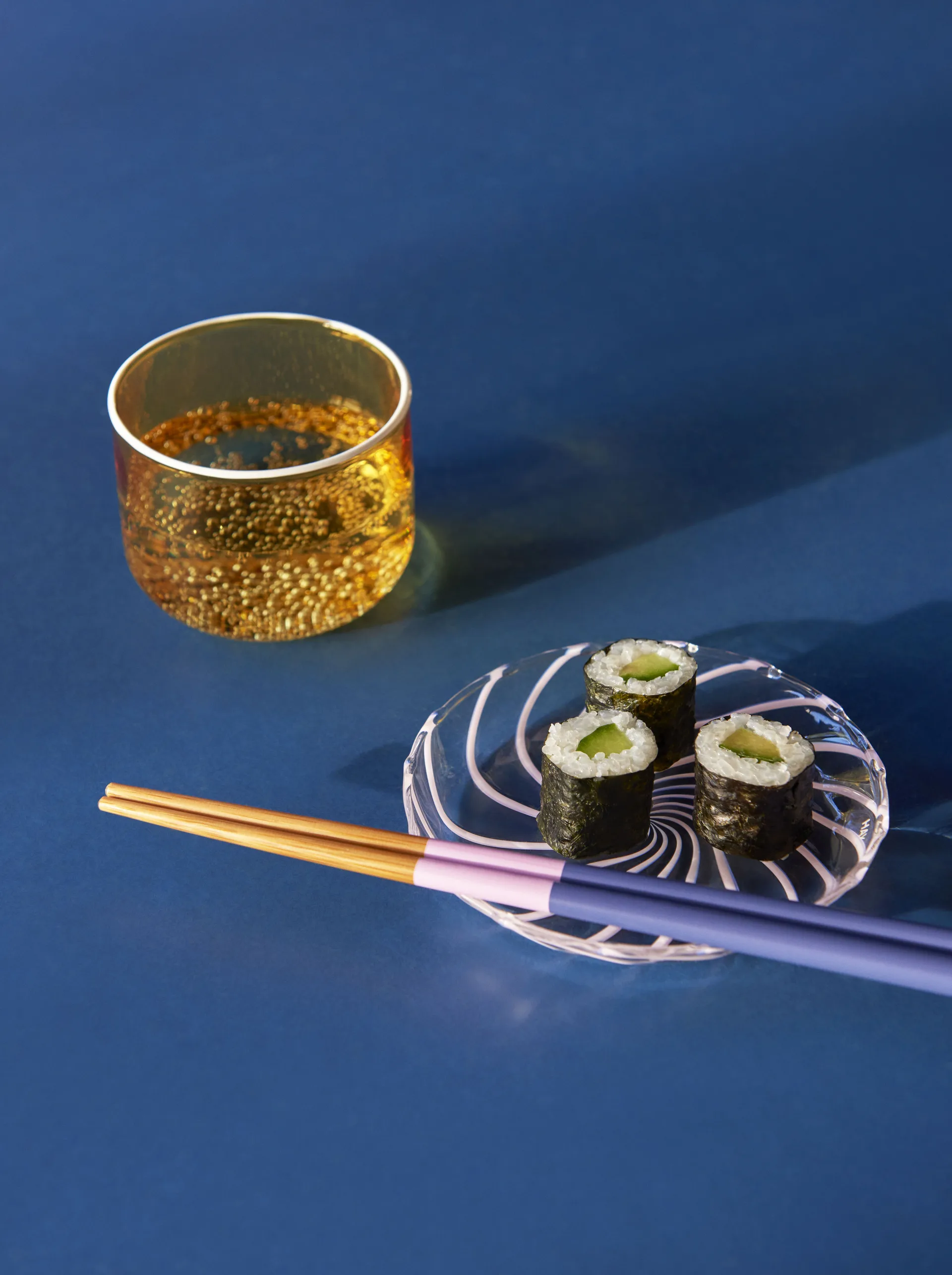 Tint lasi 20 cl, 2-pakkaus, Vaaleankeltainen-valkoinen kant HAY