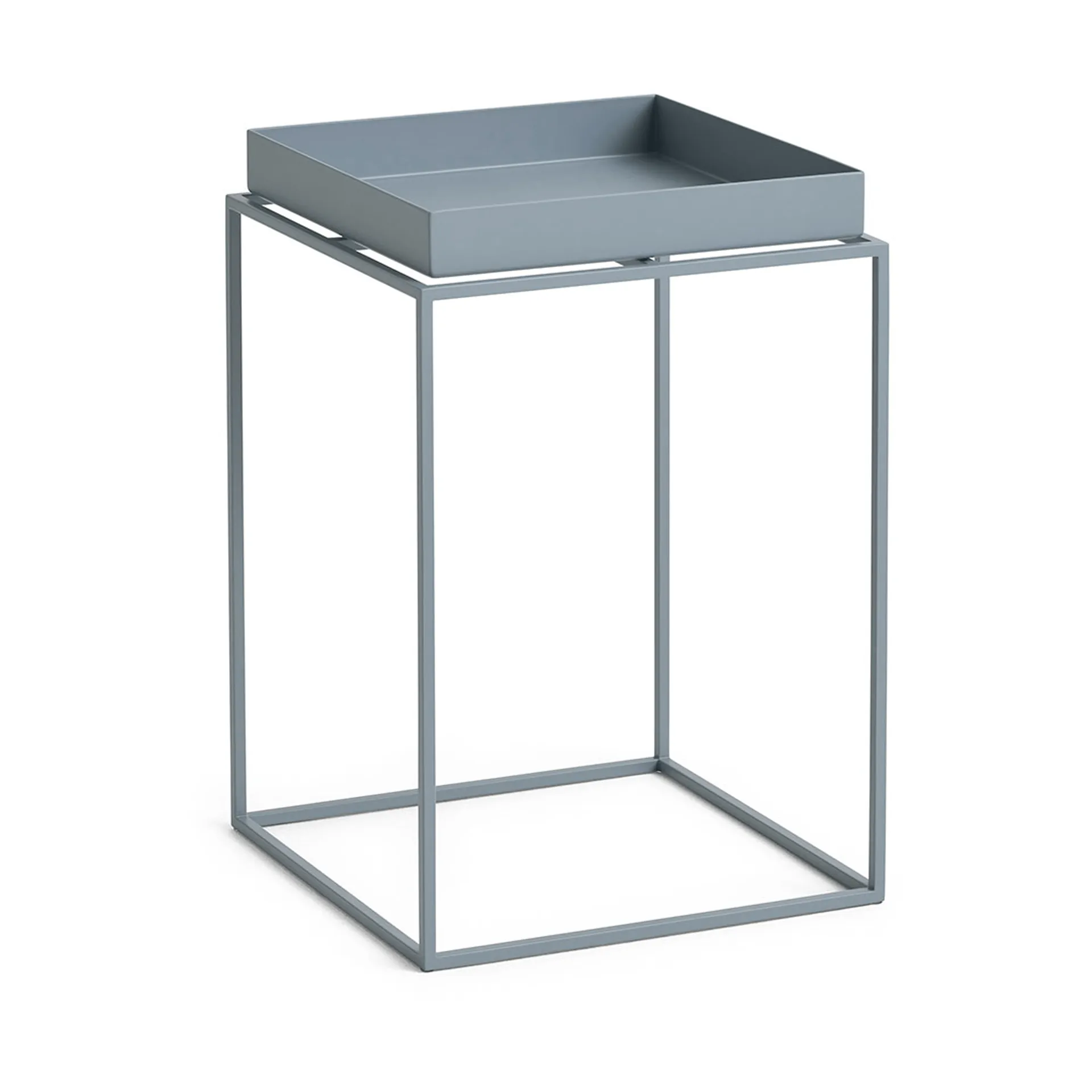 HAY Tray Table keskikokoinen tarjoilupöytä Pigeon blue, 30x30x44 cm