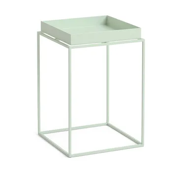 Tray Table keskikokoinen tarjoilupöytä - Soft mint, 30x30x44 cm - HAY