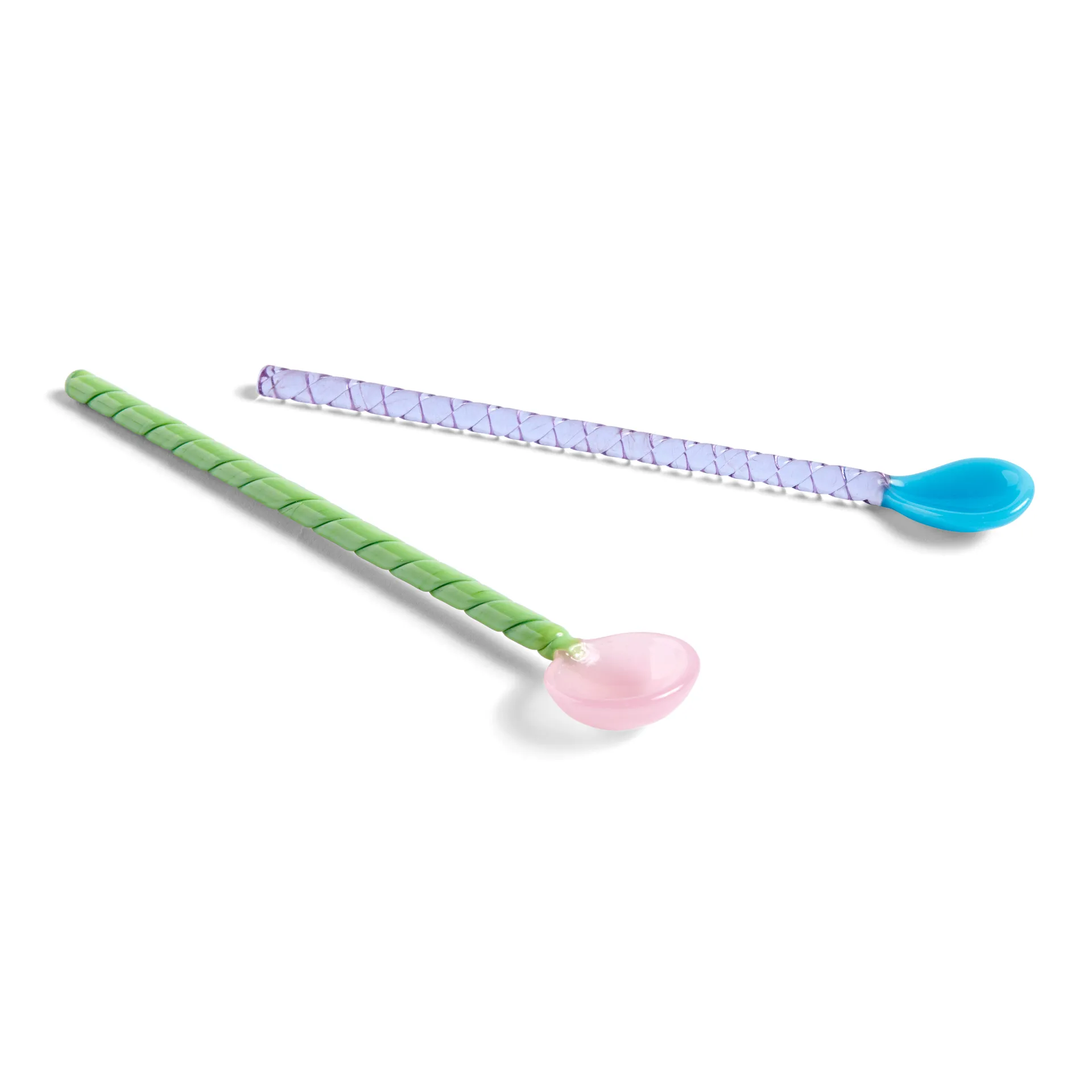 Twist jäätelölusikka 2-pakkaus, Turquoise-light pink HAY