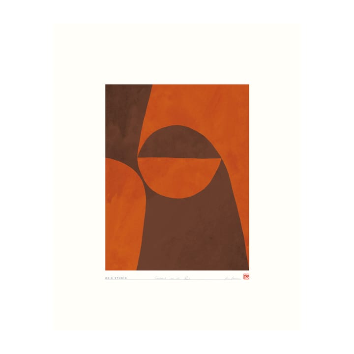 Contrast juliste 40 x 50 cm - Nro 03 - Hein Studio