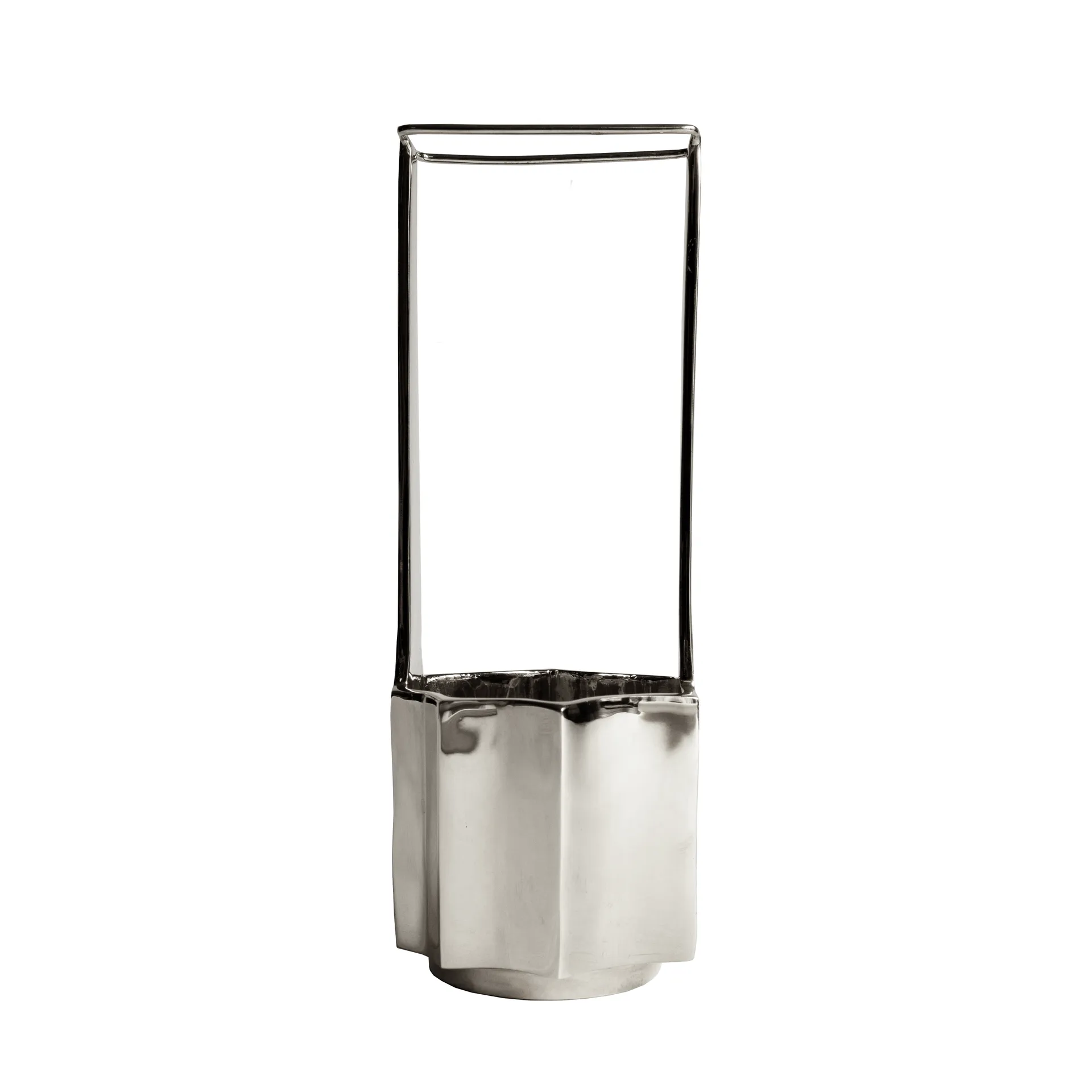 Ikebana maljakko 30 cm, Nikkeli Hein Studio