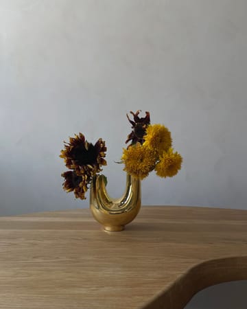 Kazumi-maljakko - Messinki - Hein Studio