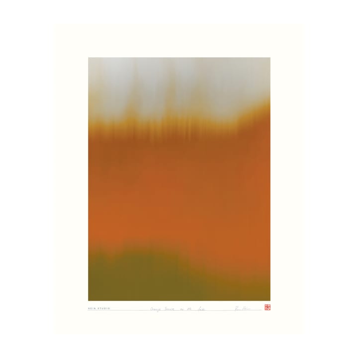 Orange Sunrise -juliste 40 x 50 cm, Nro 02 Hein Studio