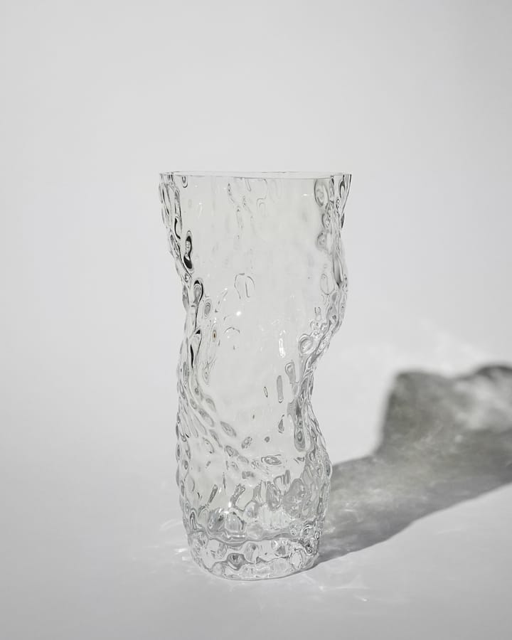 Ostrea Rock -maljakko lasia 30 cm, Clear Hein Studio