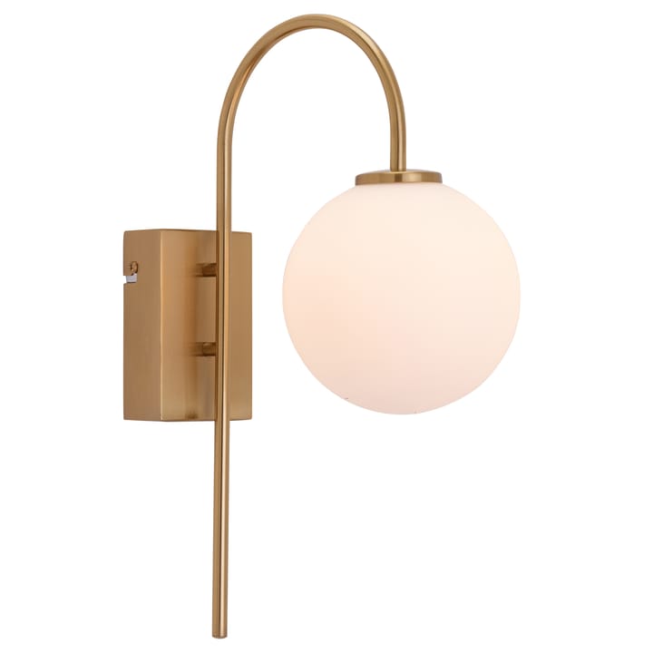 Ballon seinävalaisin Ø 45 cm - messinki - Herstal