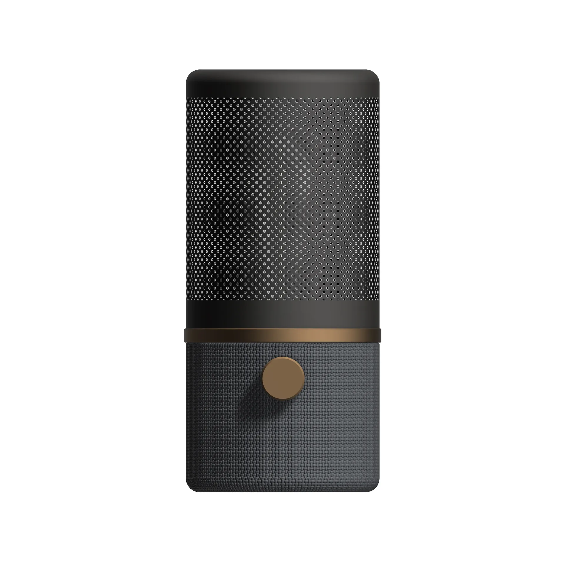 Jazz pöytävalaisin 24 cm, Harmaa-mattamusta Herstal