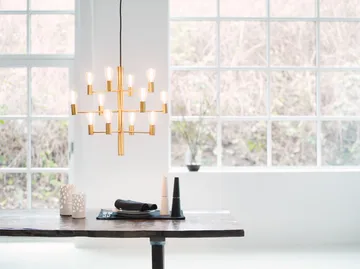 Manola 12 kattokruunu - Satin brass - Herstal