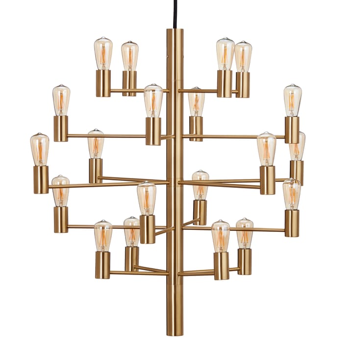 Manola 20 kattokruunu, Satin brass Herstal