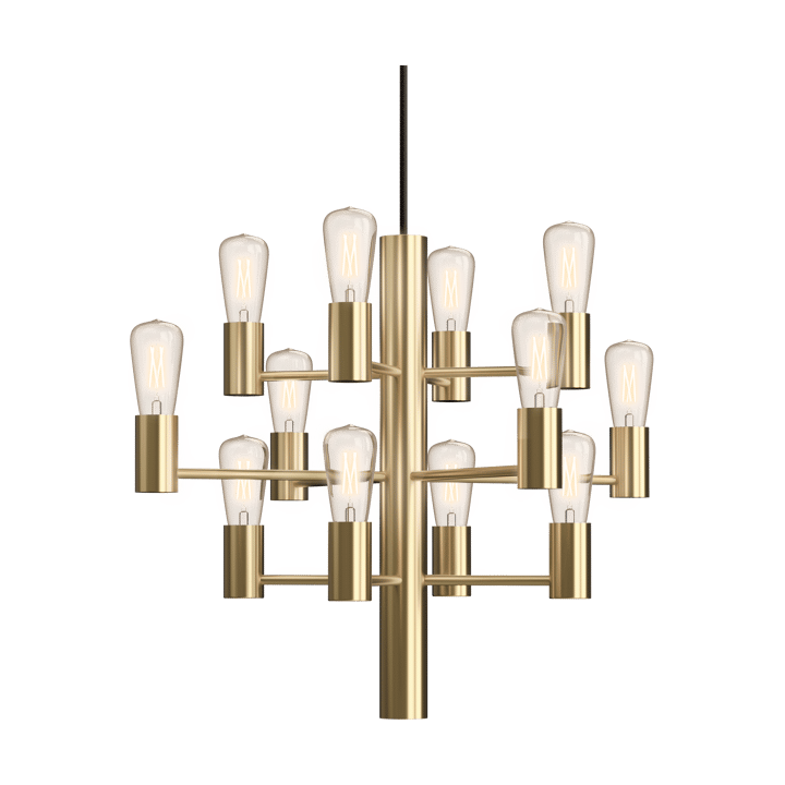 Manola Mini 12 kattokruunu - Satin-messinki - Herstal
