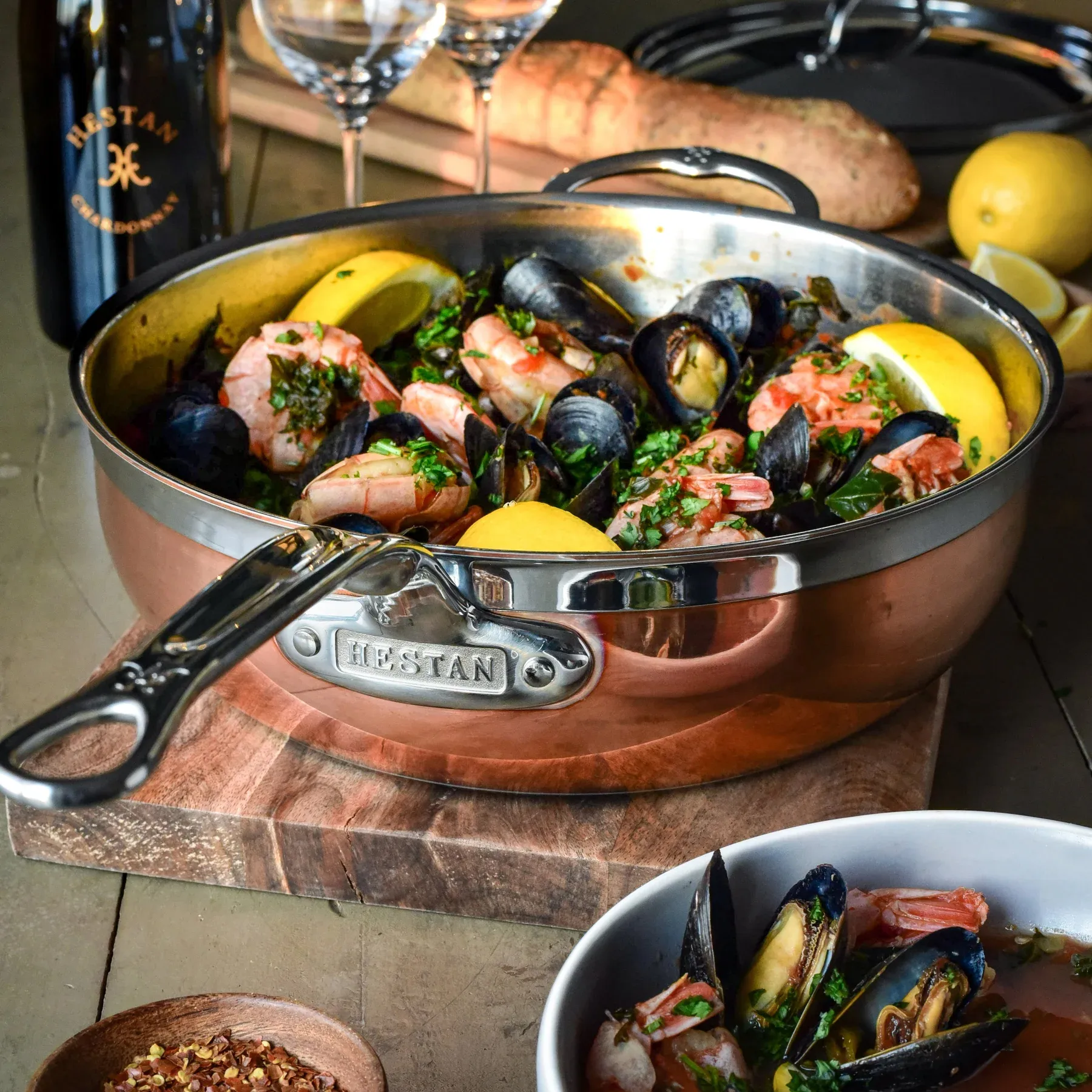 Hestan Copperbond pannu, 4,7 L Hestan