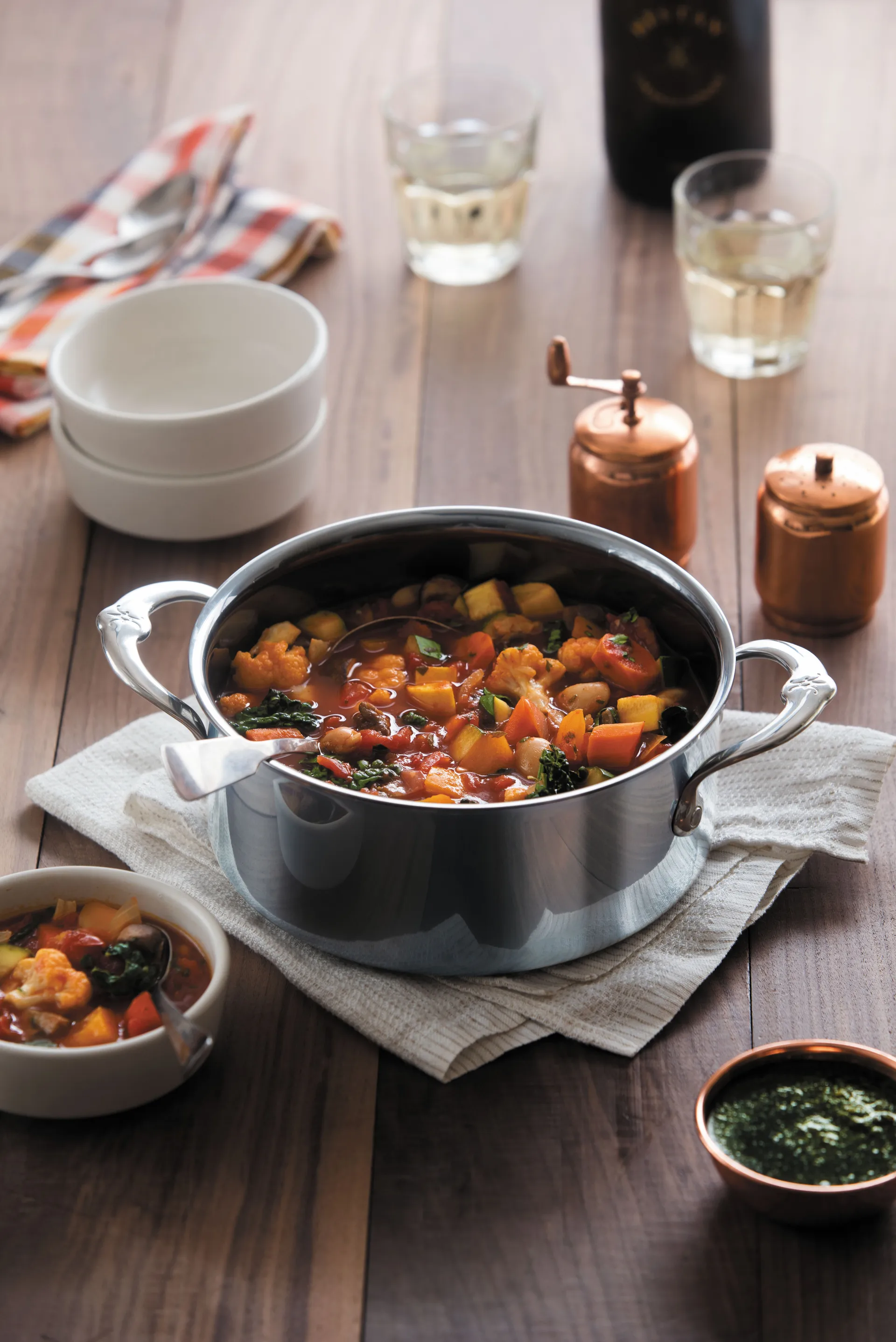 Hestan Nanobond kattila kannella 7,6 L, Ruostumaton teräs Hestan