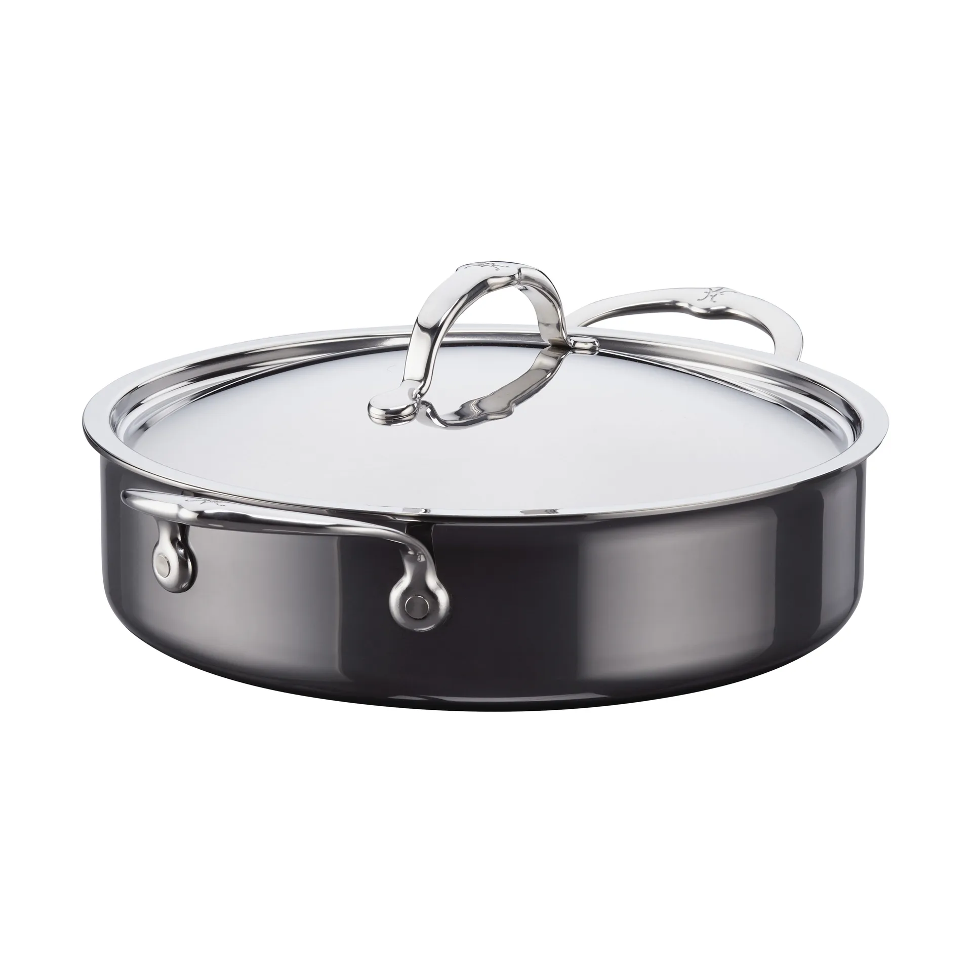 Hestan Nanobond sauteuse kannen kanssa 26 cm., Ruostumaton teräs Hestan