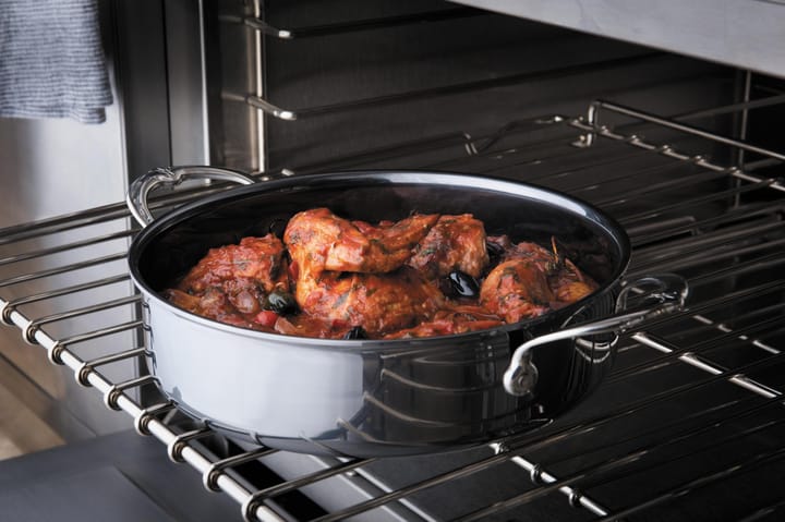 Hestan Nanobond sauteuse kannen kanssa 26 cm., Ruostumaton teräs Hestan