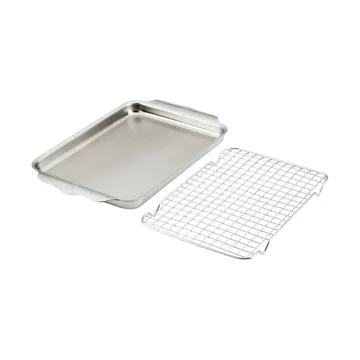 Hestan OvenBond paistokasari uuniritilällä - Ruostumaton teräs, 24x39 cm - Hestan