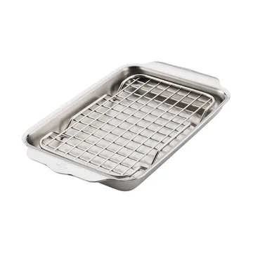 Hestan Ovenbond uunipelti jäähdytysritilällä - Ruostumatonta terästä, 16,8x28,8 cm - Hestan