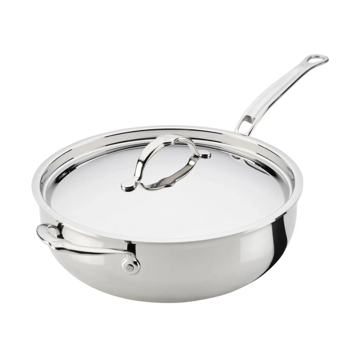 Hestan ProBond Luxe yleispannu kannella, Ruostumaton teräs, apukahva Hestan