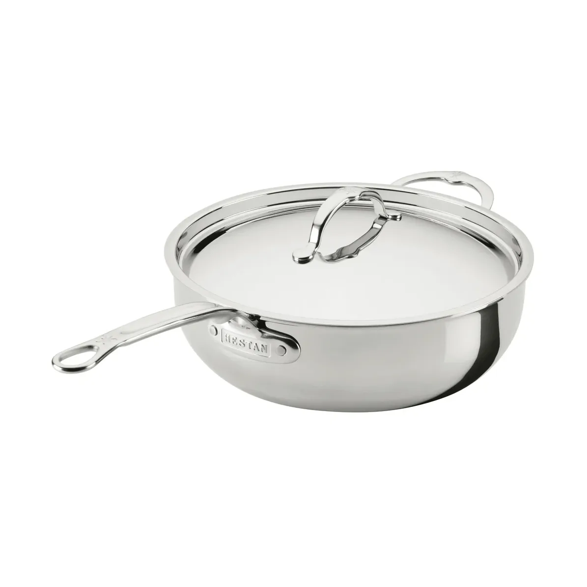 Hestan ProBond Luxe yleispannu kannella, Ruostumaton teräs, apukahva Hestan