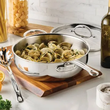 Hestan ProBond Luxe yleispannu kannella - Ruostumaton teräs, apukahva - Hestan