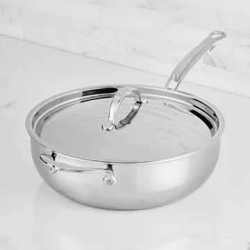Hestan ProBond Luxe yleispannu kannella - Ruostumaton teräs, apukahva - Hestan