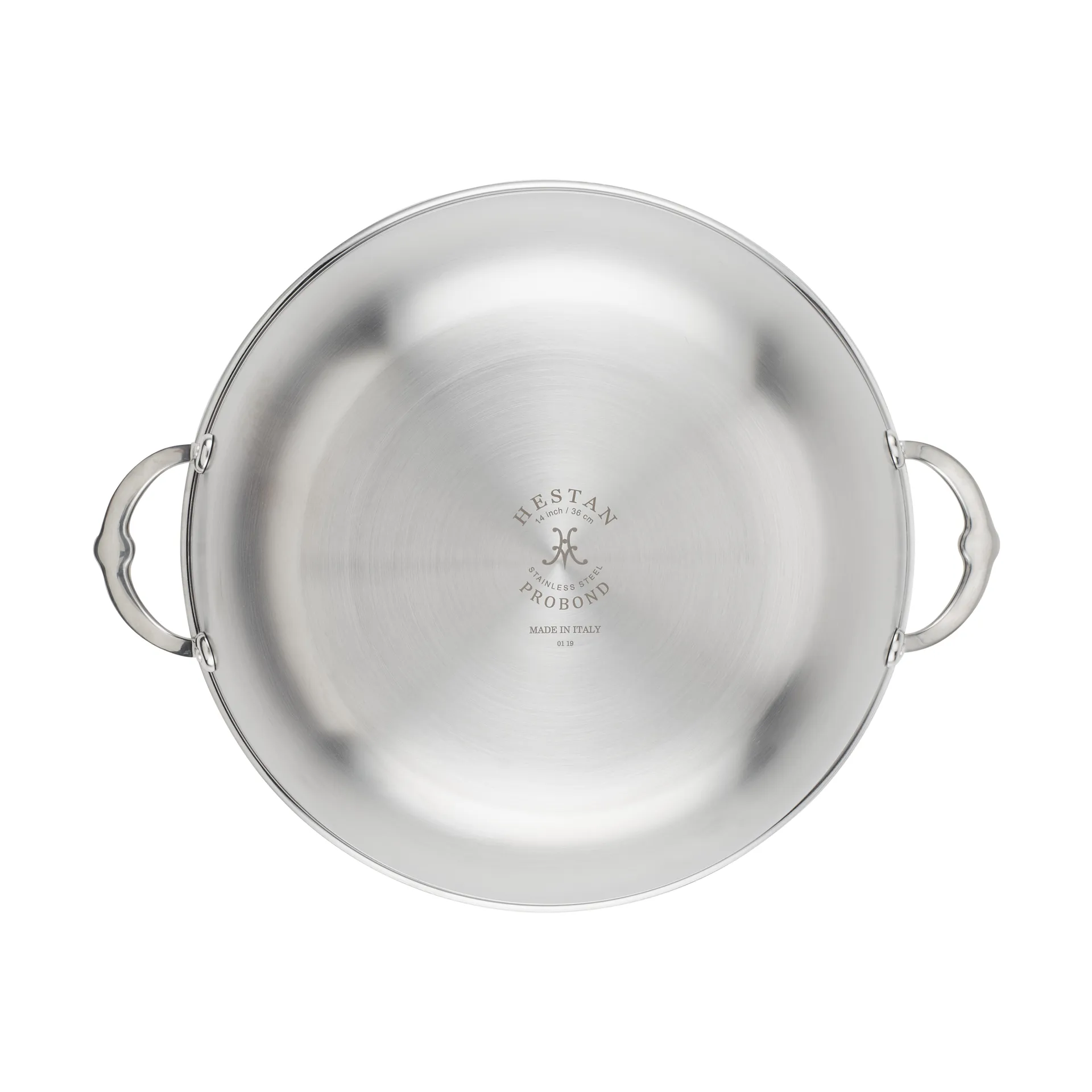 Hestan Probond wok-pannu kannella 36 cm., Ruostumaton teräs Hestan