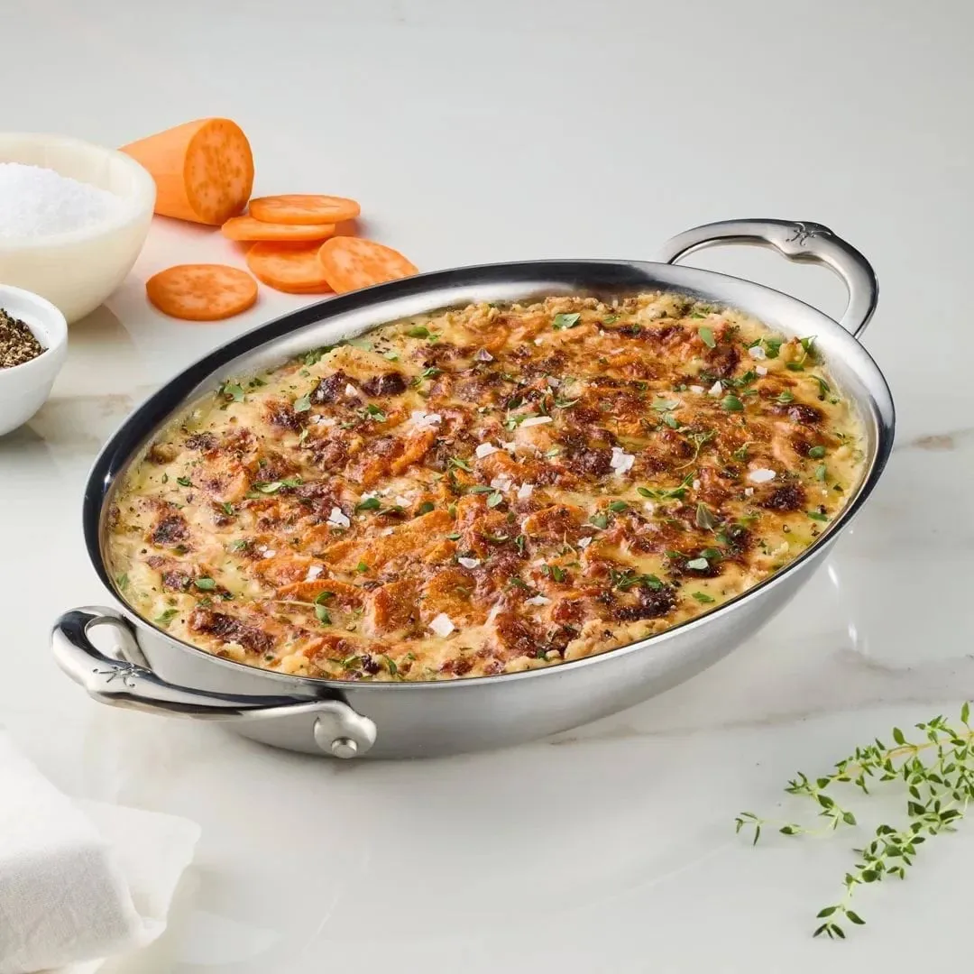 Hestan Provisions ovaali uunivuoka, Avoin, 30x21 cm Hestan