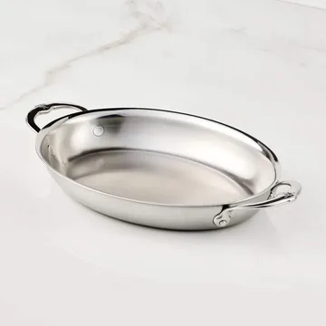 Hestan Provisions uunivuoka - Ruostumaton teräs, ovaali, 42,5x33,5 cm - Hestan
