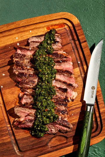 Hexclad Bistecca leikkuulauta/Lautanen 4-pack - Akaasia - Hexclad