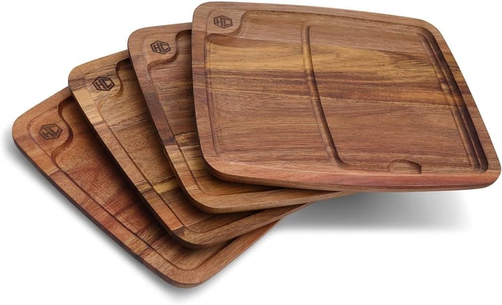 Hexclad Bistecca leikkuulauta/Lautanen 4-pack - Puu - Hexclad