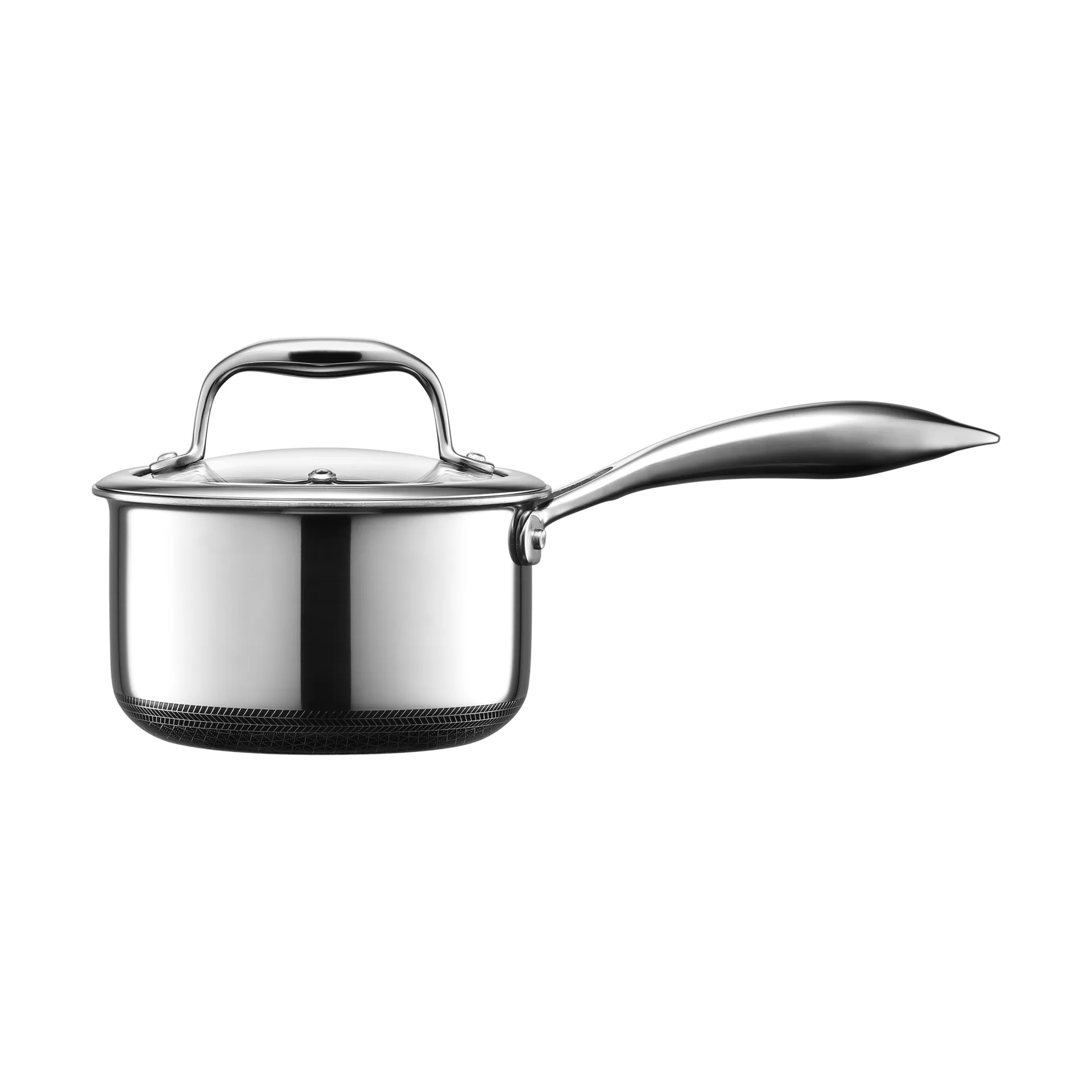 Hexclad kattila kannella, 1 L Hexclad