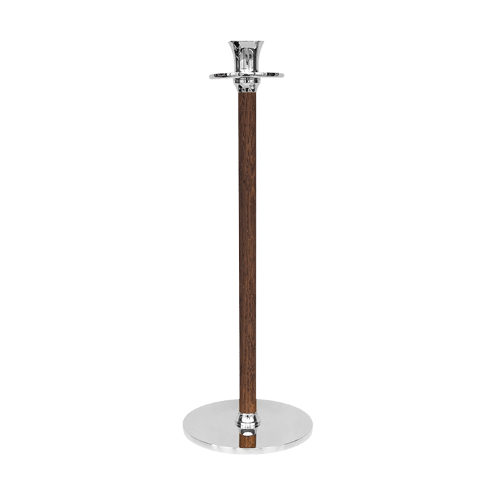 Alto Basso kynttilänjalka 35 cm - Nikkelöity messinki. - Hilke Collection
