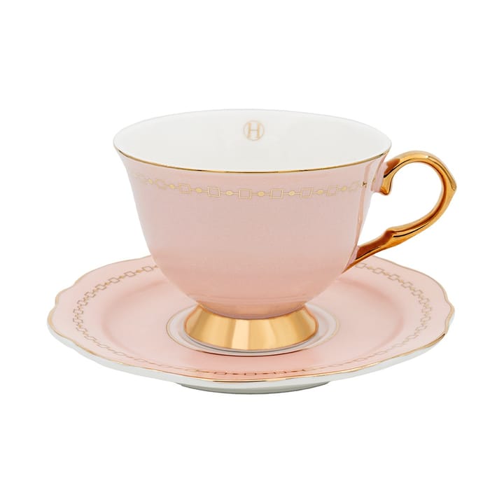 Anima Cielo Rosa kuppi ja aluslautanen - 22 cl - Hilke Collection