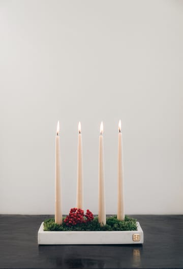 Herrgårdsljus kynttilät 30 cm 6-pakkaus - Vaaleanpunainen kiilto - Hilke Collection