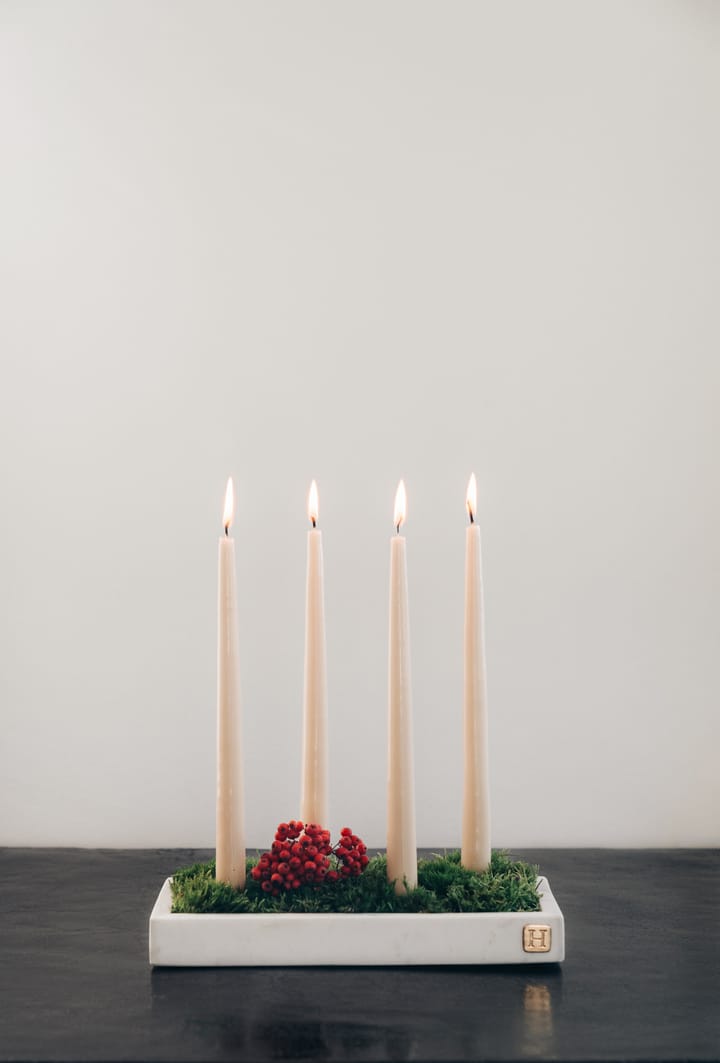 Herrgårdsljus kynttilät 30 cm 6-pakkaus, Vaaleanpunainen kiilto Hilke Collection