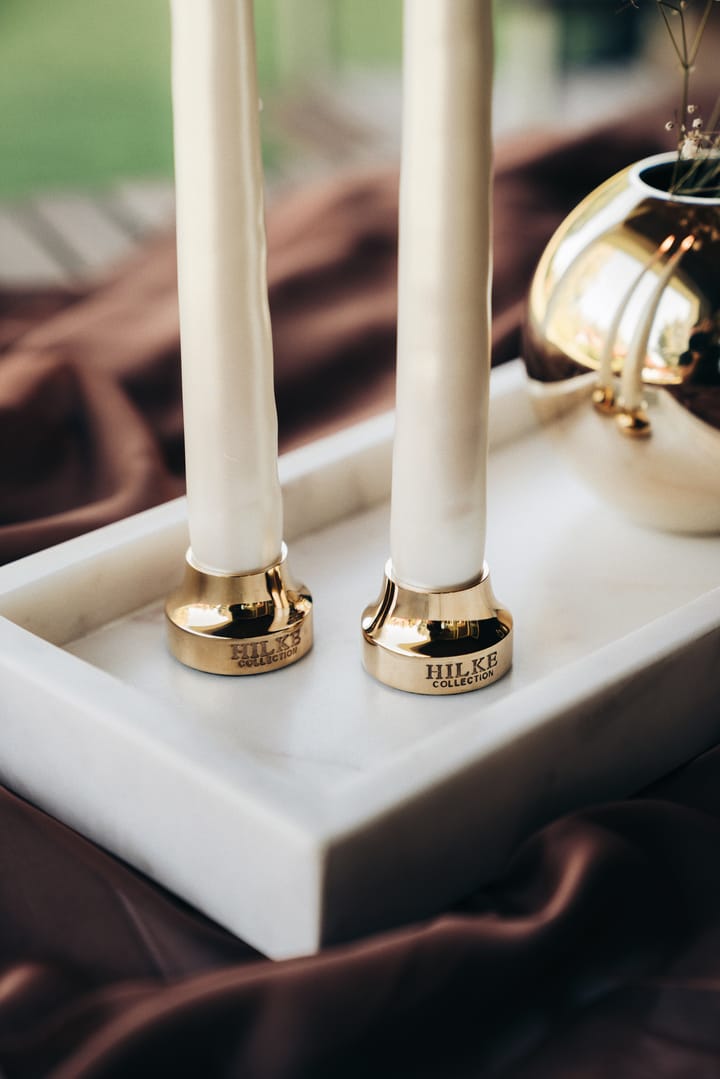Herrgårdsljus kynttilät 30 cm 6-pakkaus, Valkoinen kiilto Hilke Collection