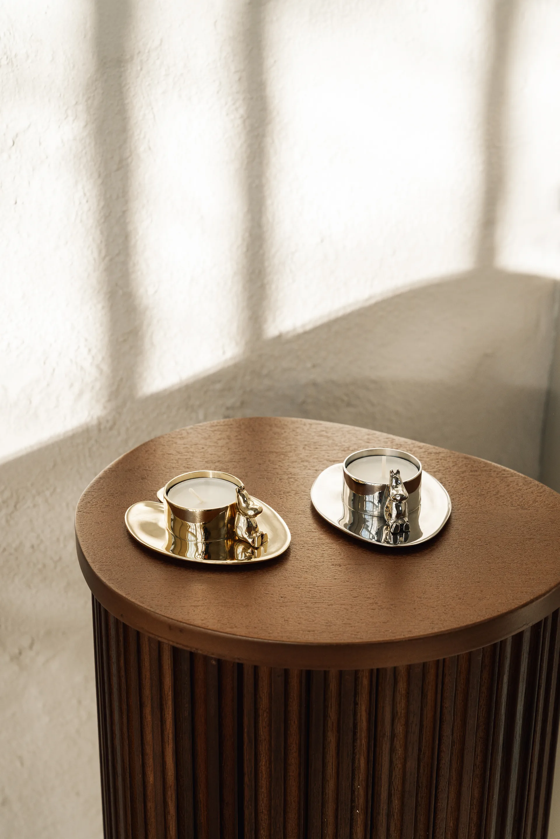 Hilke X Mumin No.3 kynttilänjalka, Messinki Hilke Collection