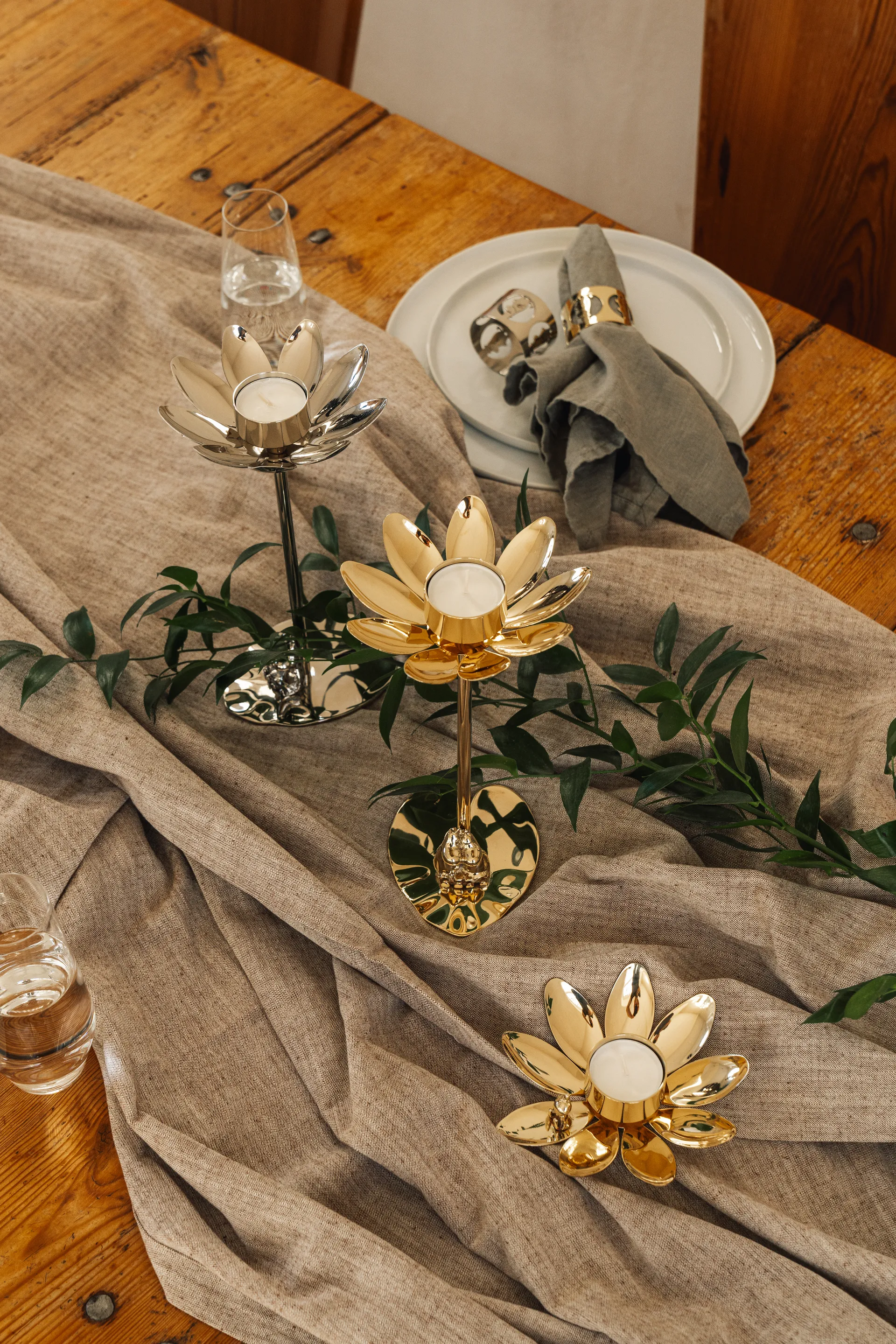 Hilke X Mumin Pikku Myy kynttilänjalka, Messinki Hilke Collection