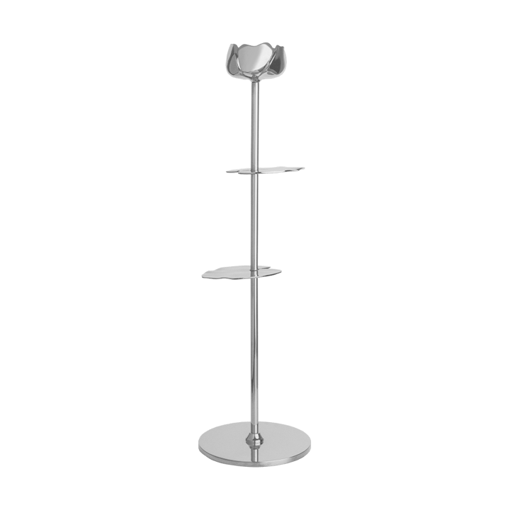 Ninfea Alta kynttilänjalka 40 cm - Nikkelöity messinki. - Hilke Collection