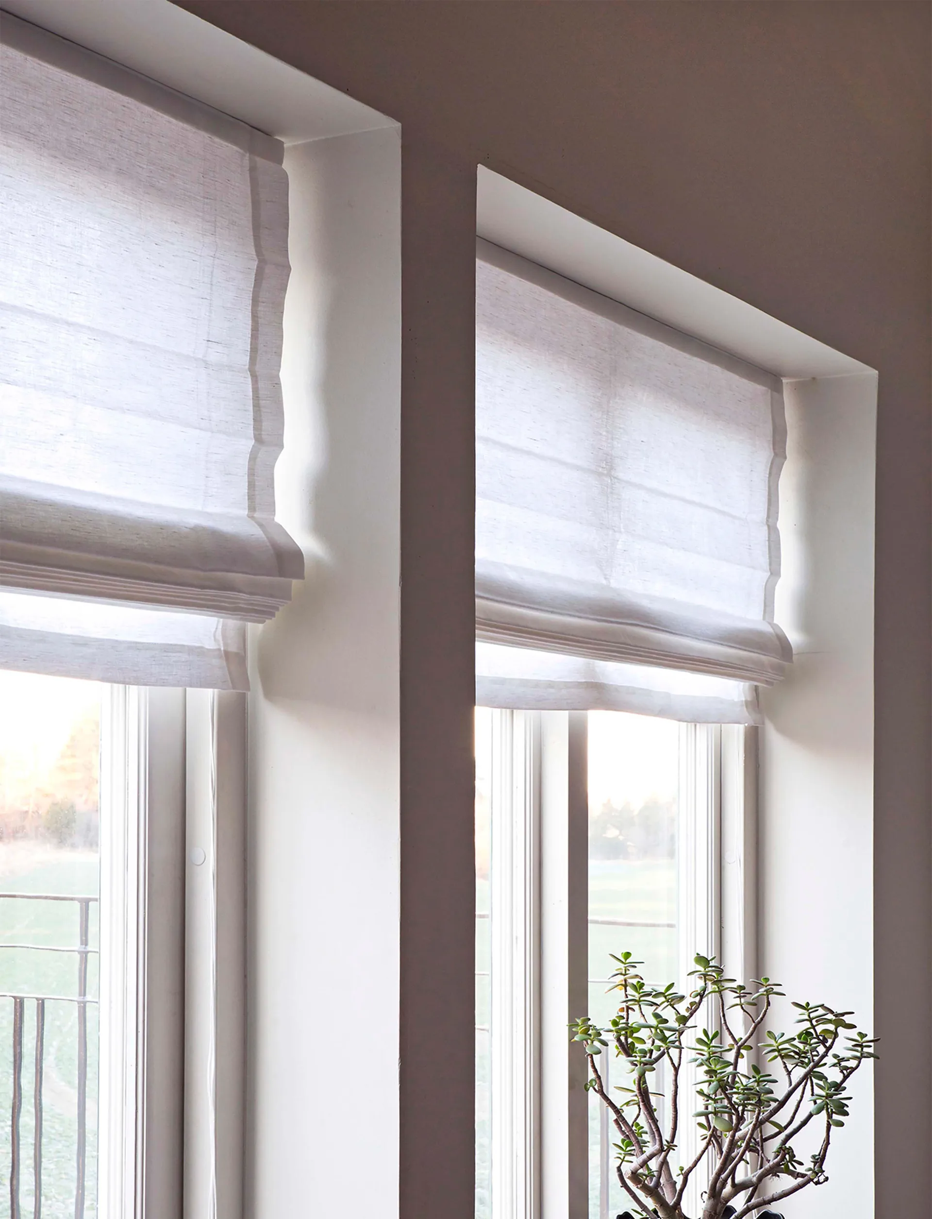 Ebba hissiverho Optical White, 60x180 cm Himla
