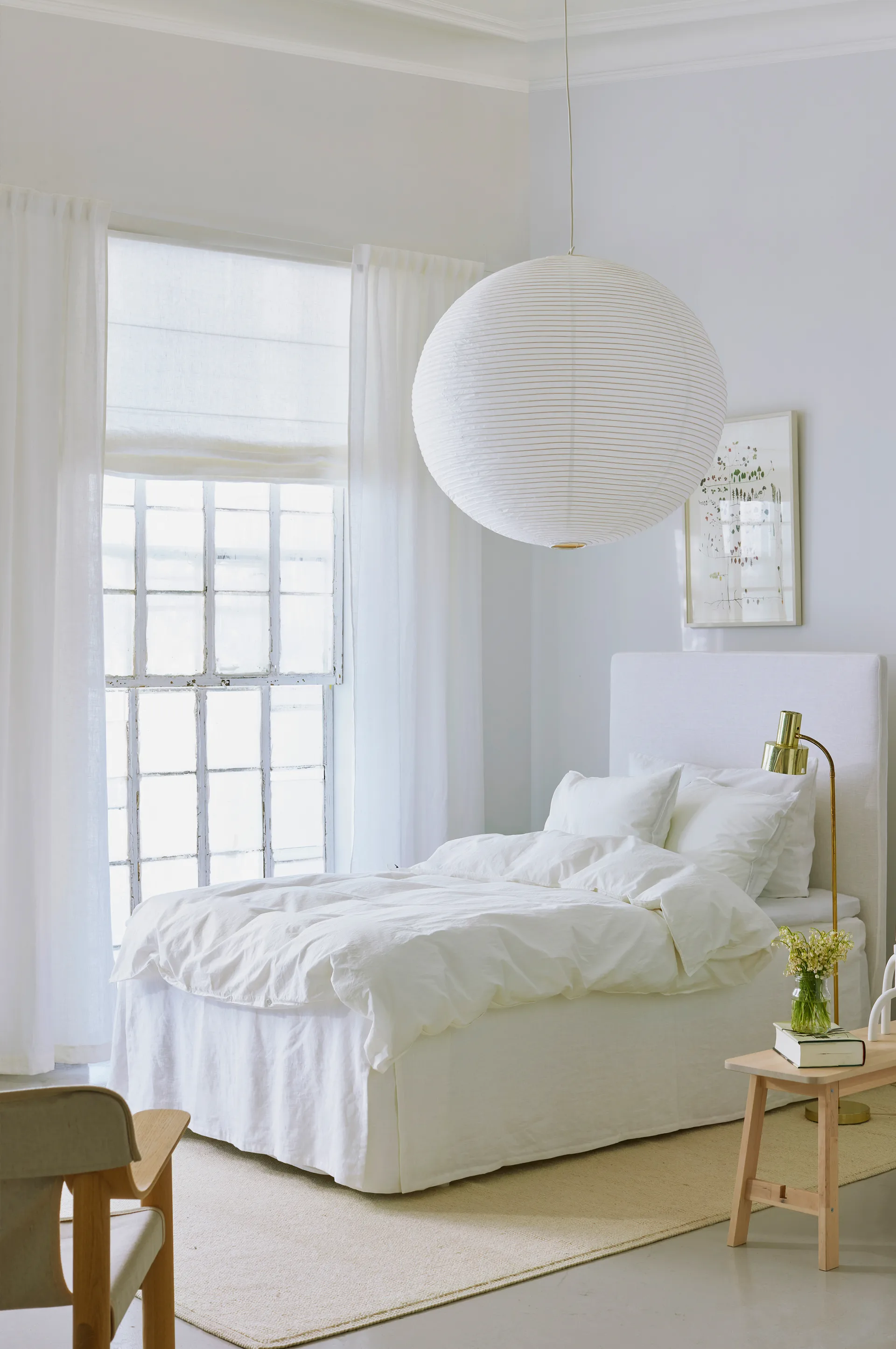 Miramar laskosverho 110x180 cm, White Himla