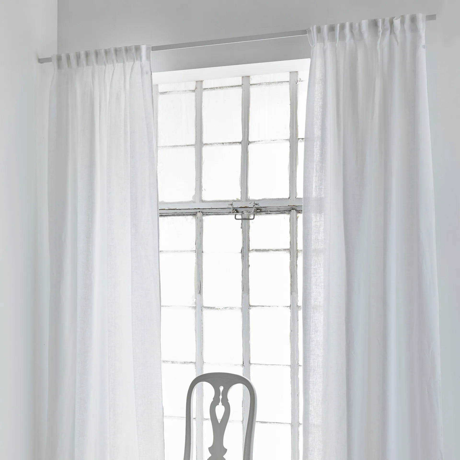 Twilight verho vekkinauhalla 140 x 290 cm, White Himla